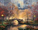 Central Park in the Fall by Thomas Kinkade